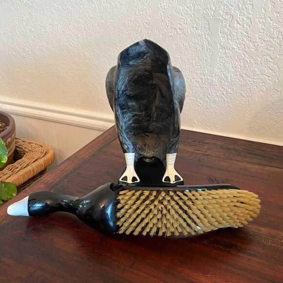 Vintage MCM 1950s Clothes Brush Gentleman's Vanity Duck Figure Grandpa Gift - Picture 2 of 10